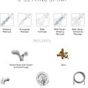 Moen Beric Bronzed Gold Single Handle Modern Tub and Shower Faucet with Handshower, Valve Included, 82775BZG