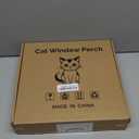 Cat Window Perch, Cat Window Hammock Soft and Comfortable Window Seat Bed with Washable Cover,Simple Install and Easy Clean Upgraded Suction Cups Hold up to 40lbs,Suitable for Window Width Over 24in