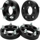 5x4.5 to 5x5 1.25in Wheel Spacers Fit for Jeep Ford Ranger XJ KJ KK ZJ, Forged 5 Lug, Wheel Adapters With 1/2-20 Studs 71.5mm for Ford Explorer 1991-2018, Mustang 1994-2014, Ranger 1983-2011, 4Pcs