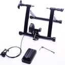 BalanceFrom Bike Trainer Stand Steel Bicycle Exercise Magnetic Stand with Front Wheel Riser (Fits mountain bike with a 26-28" or 700C wheel, Black, Classic)