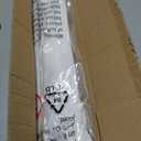 UNISHADES no Drill Cordless Roman Shades for Windows, 45" W 64" H - Light Filtering - Linen - White