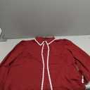 PRETTYGARDEN Womens Long Sleeve Button Down Shirts 2025 Trendy V Neck Loose Fit Fall Tops Collared Dressy Casual Blouses (Large)