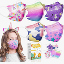 FENFEN Kids KN95 Face Mask Disposable - 50 Pack KN 95 Kid Masks Children Small Size Breathable Girls Kids KN95 Unicorn Mask Mascaras KN95 Para Niños
