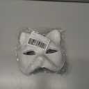 Cabilock 6Pcs Blank Cat Masks 7.08X6.69 Inches Paper Animal Masks for Painting Diy Crafts Halloween Party Cosplay Half Face Mask with Straps