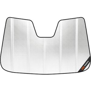 Windshield Sun Shade for Toyota Corolla Cross 2022-2025. Reflective Aluminum Film Front Window Sunshade - BLAZBLOCK (Classic Shiny Silver)