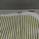 Walrus Heavy Duty Vinyl Tablecloth with Flannel Backing Waterproof Oil-Proof Plastic Table Cloth Stain-Resistant Wipeable Rectangle or Square Table Cover for Indoor and Outdoor (Stripe, 60X84 Inch)