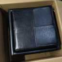 SIMPLIHOME Rockwood 18 inch Wide Contemporary Square Cube Storage Ottoman with Tray in Distressed Black Vegan Faux Leather, Assembled, For the Living Room, Entryway and Family Room