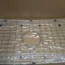 Serene Valley Sink Protector Grid 26-1/16" x 14-1/16", Centered Drain with Corner Radius 3-1/2", 304 Stainless Steel Material NLW2614C