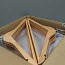 Proman Products - Kascade Hangers, Space Saving Hangers, Customize Your Closet Organization (Natural Color, 50-Pack)