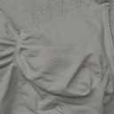 ForeFair Women Y2K Sweetheart Neck Sleeveless Crop Tank Tops Backless Spaghetti Strap Pleated Bustier Camis Going Out Top, Size Small