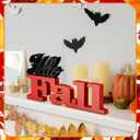 Fall Table Decorations for Home Hello Fall Sign Thanksgiving Wooden Autumn Tabletop Sign Blocks Table Centerpieces for Harvest Festival Mantel Home Display Party Supplies