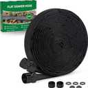 Soaker Hose 50 ft, Garden Hose With Drip Irrigation System, 1/2 Linkable Consistent Drip Irrigation Hoses, Leakproof Design Water Hose, Save 80% of Water for Garden, Farm, Orchard Plantation