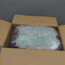 CEROELDA Small Bathroom Trash Can with Lid Soft Close-5L/1.3 Gal Slim Garbage Can-Metal Step Wastebasket-Rectangle Narrow Waste Bin for Office, Bedroom, Toilet, Live Room-Green