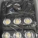 Gefolly FL-10000W Solar Street Light Outdoor, Flood Security Parking Lot, 2 Pack