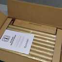 Byondeth Curtain Rods for Windows 16 to 240 Inches Adjustable Length 1 Inch Diameter Window Curtain Rod with Aluminum Finials, Flash Gold