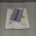 Barossa Design Frosted Stall Shower Curtain Liner with 3 Magnets - 36" x 72", Waterproof PEVA Shower Liner for Small Bathroom Stall, PVC Free, Metal Grommets - Frost, 36X72