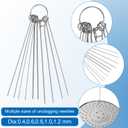 30pcs Shower Head Cleaner Tools, Shower Head Cleaning Brushes Multi-Sized Tiny Showerhead Cleaner Picks for Small Hole Anti-Clogging Cleaning Brush for Gap Nozzle Slot (Blue)