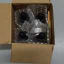 4 Pcs, 2 oz Clear Eye Dropper Bottles with 1 Stainless Steel Funnels & 4 Labels - Black Caps 60ml Thick Glass Tincture Bottles - Leakproof Essential Oils Bottles for Health, Personal Care & Beauty