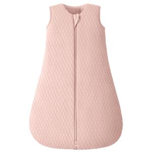 Yoofoss Baby Sleep Sack 0-6 Months TOG 2.5 Winter Baby Wearable Blanket, 100% Organic Cotton Infant Sleeping Sack 2-Way Zipper Warm Quilted Sleep Sack (Small, Pink)