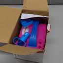 IDAODAN Electric Balloon Pump, Portable Electric Balloon Blower Machine Balloon Air Pump Dual Nozzle Rose Red 110V 600W Balloon Inflator for Party Decorations