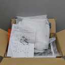 Yuzehuaza 3-Tier Over The Toilet Storage Shelf, Metal Over Toilet Bathroom Organizer with Dividers, Freestanding Bathroom Space Saver Rack with Adjustable Shelf & Feet, White