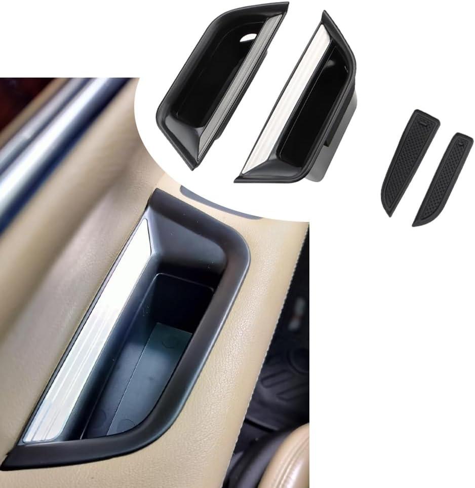 2PCS for XT5 Front Door Handle Storage Box Organizer, Compatible with Cadillac XT5 2025 2024 2023 2022 2021 2020 2019 2018 2017 Car Interior Door Armrest Insert Tray