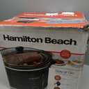 Hamilton Beach Slow Cooker, Extra Large 10 Quart, Stay or Go Portable With Lid Lock, Dishwasher Safe Crock, Black (33195)