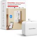 SwitchBot Smart Switch Button Pusher - Bluetooth Fingerbot for Rocker Switch/One-Way Button, Automatic Light Switch, Timer and APP Control, Works with Alexa When Paired with SwitchBot Hub (White)