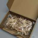 Gerrii 36 Pcs Christmas Wooden Reindeer Ornament for Christmas Tree Vintage Reindeer Decoration Wood Elk Cutouts for Xmas Tree Door Hanging