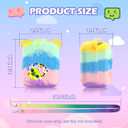 Silicone Cover Case with Lanyard for Bitzee Disney Interactive Toy Digital Pet, Protective Case Holder Skin for Bitzee Virtual Electronic Pets for Girls & Boys Colourful