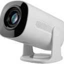 Supersonic SC-92P Smart HD Wi-Fi Projector with Bluetooth, 720p Native, 1080p Support, 1760 Lumens, 180° Rotatable, 6 Galaxy Lighting Effects, HDMI, USB, Mirror Casting and Built-in Apps