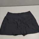 Soothfeel Women's 14" Swim Skirt with Pockets High Waisted Tummy Control Bathing Suit Swimsuit Skirt Modest Tankini Bottoms (Large, Black)