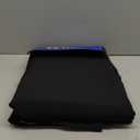 MIULEE Black Privacy Sheer Curtains That Let Light in 84 Inches Long Non-See-Through Semi Sheer Curtain Light Filtering Halloween Window Curtains Drapes for Living Room Bedroom 2 Panels Set 52 X 84