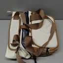 SUNNY BIRD Dual Compartment Lunch Bag Insulated Lunch Box for Women and Men (Ivory White 01)