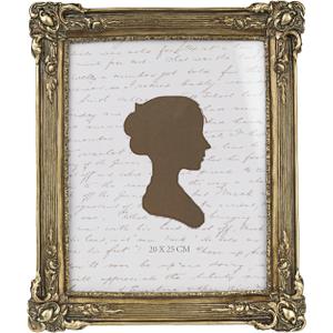 Sunlit Vintage Picture Frame 8x10 Inch, Luxury Antique Photo Frames with Glass Front, Photo Display, Tabletop Wall Hanging, Gift Ideas, Dark Gold (Distressed Brass)