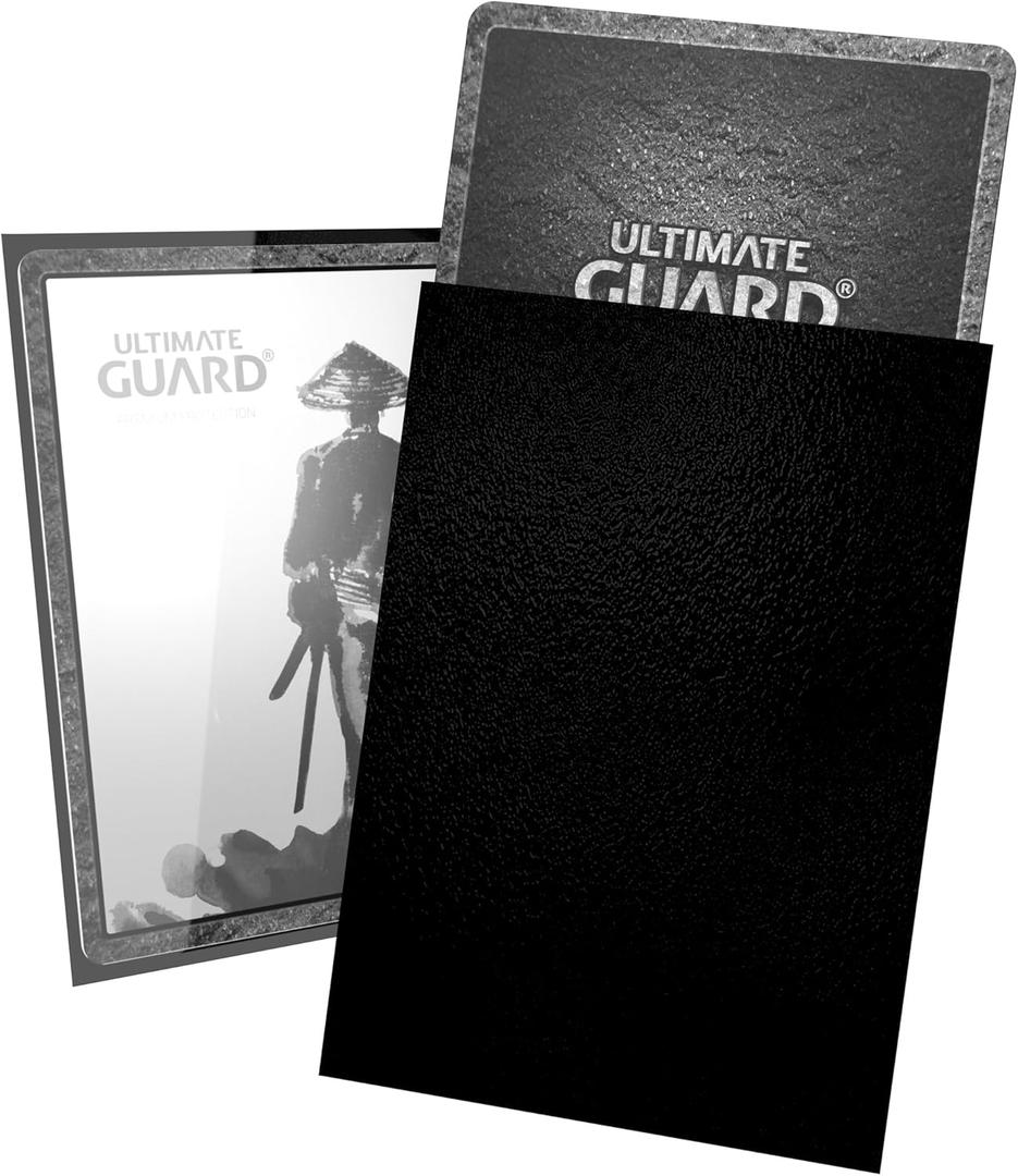 Ultimate Guard Katana Card Sleeves: 60 Japanese Size TCG Sleeves, 62 x 89mm, Black Back, Tournament Sleeves, No PVC & Acid-Free, High Clarity
