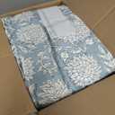 Levtex Home Adare Blue Reversible King/Cal King Quilt Set (106x92in) with 2 Pillow Shams (36x20in) - Floral Bedding - Blue White - Cotton King Size Quilt Bedding Set - Lightweight, Soft, Pre-Washed