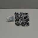 Ravinte 15 Pack 1-1/4 inch Kitchen Cabinet Knobs Matte Black Dresser Zinc Pulls Door Drawer Handles for Dresser Drawers