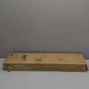 DEZ FURNISHINGS Cordless 2" Smooth Faux Wood Blind, 23.5" W x 64" H, Smooth White