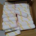 Microfiber Paint Roller 4 Inch, 40 Pack Mini Paint Roller Covers, Small Paint Rollers for House Painting with Paint Roller Frame, Wall Painting Tool