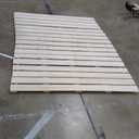 LOBOTOU Breathable Moisture-Proof Bed Plate, Guest Tatami Mat,Wood Roll-Type Slatted Bed Japanese Floor Futon Mattress, Floor Sleep Bedding (Queen)