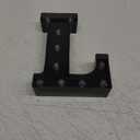 OYCBUZO Light Up Black Alphabet Marquee Letters Sign LED Marquee Number Lights Sign for Night Light Home Bar Christmas Lamp Birthday Party Wedding Decoration L