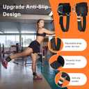 Upgrade Ankle Straps for Cable Machine (Pair), Comfortable Padded Neoprene Preventing Skin Chafing, Adjustable Ankle Cuffs Gym for Glute Kickbacks, Leg Extensions, Lift The Butt and Tone Legs for Women & Men