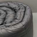 EASELAND King Size Mattress Pad Pillow Cooling Top Mattress Cover Quilted Fitted Protector Cotton Top 8-21" Deep Pocket (78x80 Inches, Dark Grey)