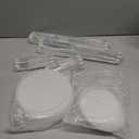 16 Pcs Acrylic Hat Stand 12" to 17" Adjustable Clear Wig Display Rack Nonslip Round Barbell Base Hat Rack Decorative Hat Holder Wig Stand Holder for Hats Watch Jewelry Storage Table (Thicker)