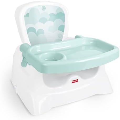 Fisher-Price™ Feeding Booster Seat for Toddlers, Adjustable Tray, Portable High Chair with Safety Straps, Folds for Travel, Ages 1+