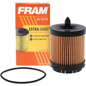 FRAM Extra Guard CH9018, 10K Mile Change Automotive Replacement Interval Cartridge Engine Oil Filter for Select Vehicle Models (One Size)