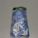 Women Sexy Halter Neck Floral Bodycon Mini Dress Backless Ruffle Layered Short Party Mesh Dress, M