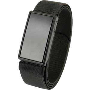 Mens Magnetic Belt 1.38" Wide Quick Release Metal Buckle Elastic Nylon Webbing Stretchable Golf Belts
