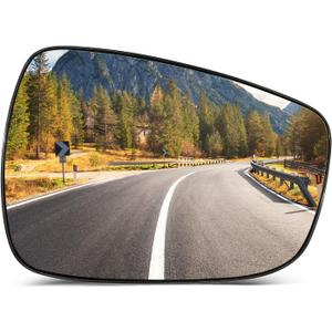 SCITOO Side View Mirror Glass Passenger Right Side Fit For 2011-2016 For HYUNDAI ELANTRA W/O HEATED Replacement Exterior Mirror Glass